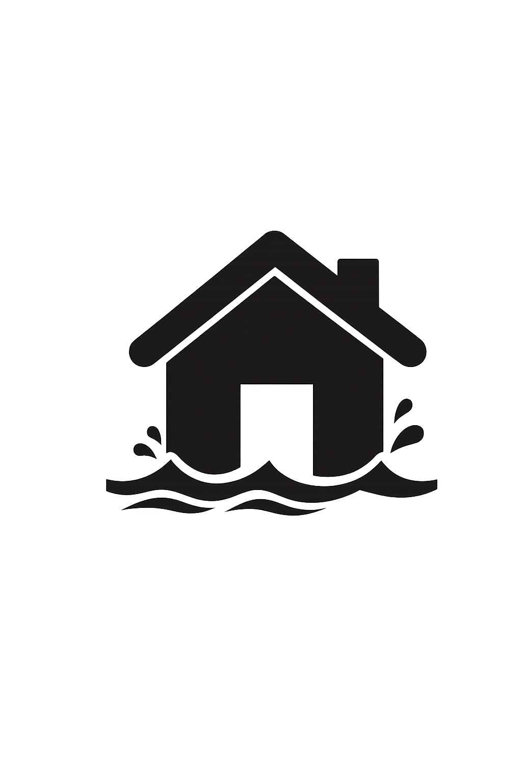 Icon representing emergency water removal, structural drying, and flood damage repair services in Central Jersey.